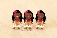Presilha em acrílico: princesa Moana