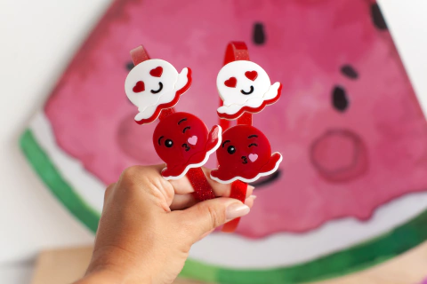 Tiara em acrílico: Polvinho