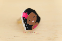 Anel acrílico: princesa Moana - comprar online
