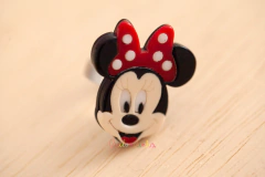 Anel acrílico: Minnie Vermelho na internet