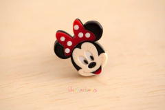 Anel acrílico: Minnie Vermelho