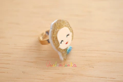 Anel acrílico: princesa Elsa - comprar online