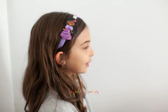 Tiara em acrílico: Isabela - Encanto - Quitandinha Baby