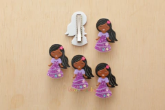 Presilha em acrílico: Isabela - Encanto - comprar online