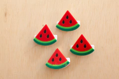 Presilha em acrílico: melancia