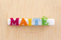 Presilha em acrílico: nome em Maitê (pronta entrega)