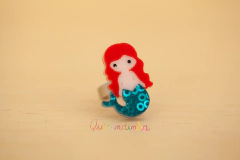 Anel acrílico: sereias na internet