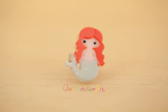 Anel acrílico: sereias - Quitandinha Baby