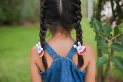 Elásticos: Par Acrílico Coelhinhos na internet