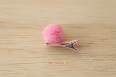 Laço forrado: mini pompom forrado - loja online