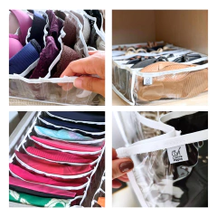 Colmeia Organizadora M2 Para Sutiã, Rasteirinha, Chinelos, Camiseta, Bermudas - Plástico Grosso - Organizador de Roupas - comprar online