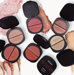 OBSIDIAN BLUSH DUO POLVO Y CREMOSO RUBY ROSE - comprar online