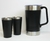 JARRA PARA TERERE CON DOS VASOS DE ACERO INOXIDABLE - La tiendita del mate