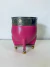 MATE IMPERIAL CON PATITAS DE ALPACA ROSA en internet