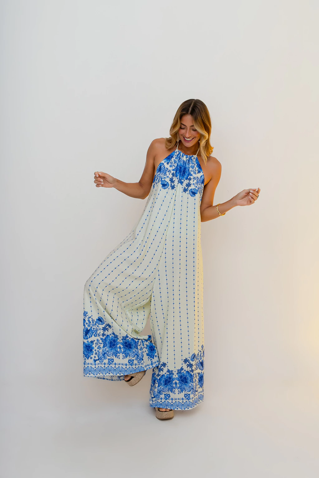 Macacão Frente Única Azulli - Viscose Premium