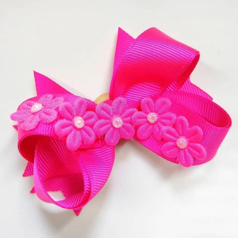 Laço G Boutique Mini Flores Pink