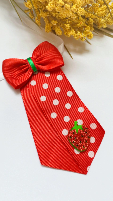 Gravata Morango - 10 unidades