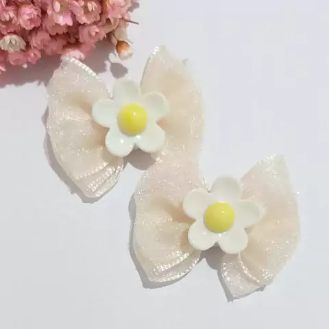 Par de Laço M Bella Off White