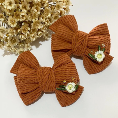 Par de Laço M Chocolate Quente - comprar online