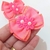 Par de Laço M Jeans Rosa Neon - comprar online