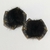 Par de Laço M Jeans Black Com Pompom