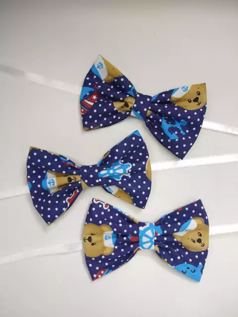 Gravata Borboleta Poá Urso