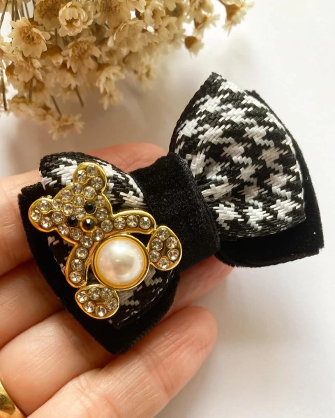 Laço G Luxo Ursinho Dourado - comprar online