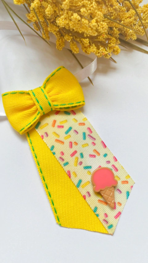 Gravata Social Granulado e Sorvete - 10 unidades