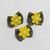 Trio de Lacinhos Jeans Black e Flor