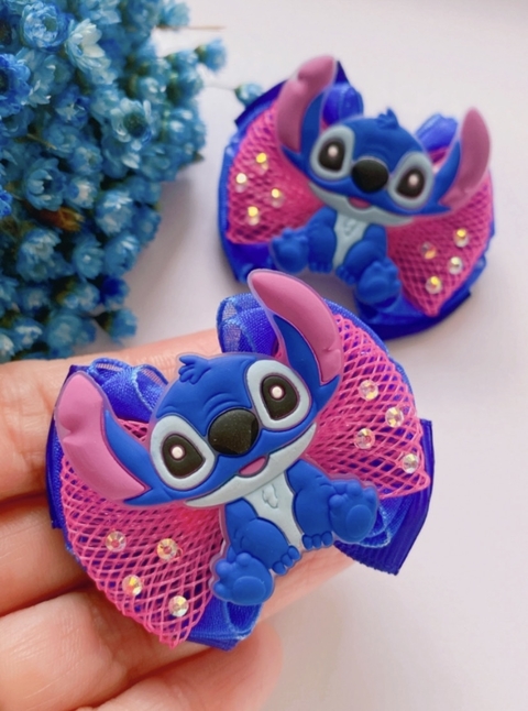 Par de Laço M Sorrisinho Azul - comprar online