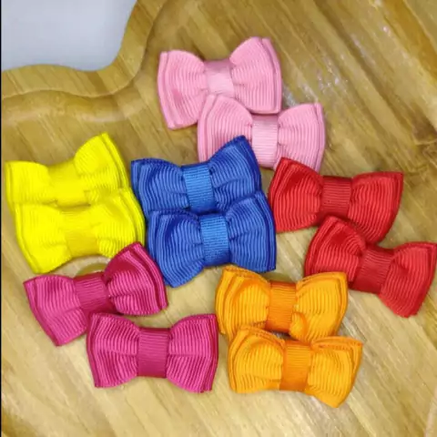 Kit Laços P Coloridos com 6 pares