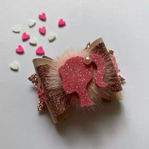 Laço Boneca Rosa Luxo