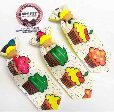 Gravata Cupcake - unidade