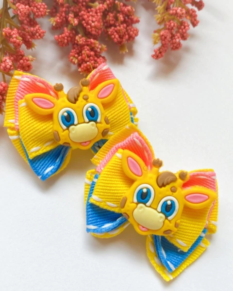 Par de Laço M Girafinha