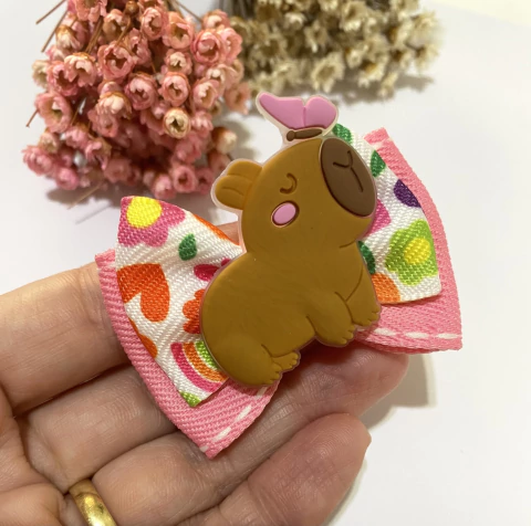 Laço Capivara e Borboletinha - comprar online