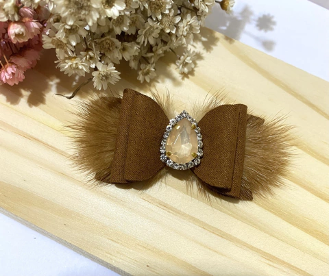 Laço G Fashion Luxo Caramelo