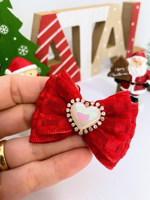 Laço Coração de Natal