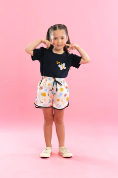 Conjunto Clara - Butterfly Preto