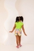 Conjunto Clara Infantil - Frutas Verde Limão na internet