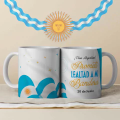 Taza Cerámica Promesa a la Bandera