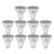 COMBO X10 DICROICAS LED LUZ CÁLIDA 2700K GU10