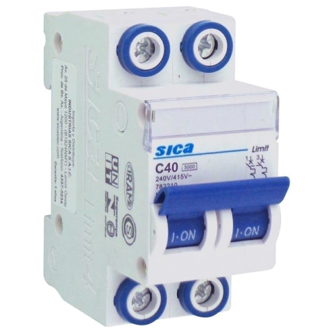 TERMOMAGNETICO 2X40A SICA
