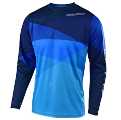 Jersey Troy Lee Designs GP Air Mirage para motocross en diferentes azules

