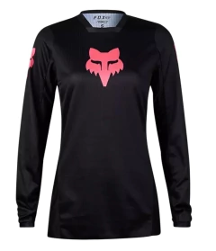 Jersey Fox Racing Honda en colores rojo y negro, con manga larga y diseño transpirable para motocross y enduro