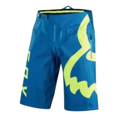 BERMUDA FOX DEFEND AZUL Y AMARILLO NEON - comprar online