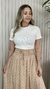 CAMISETA CROPPED CANELADO (VÁRIAS CORES DISPONÍVEIS) - comprar online