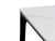 MESA AURA 1.8 BRILLO CON PATA NEGRA - comprar online
