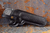 Imagem do COLDRE DE COURO EXTERNO PASSADOR DUPLO COM TRAVA - REVOLVER