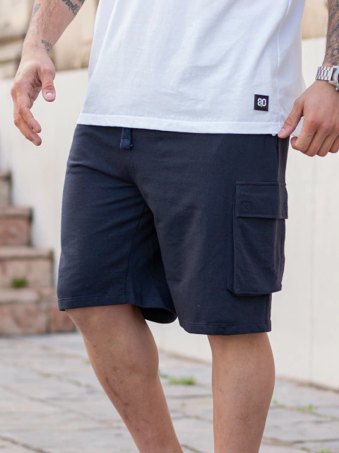 BERMUDA CARGO KIRA AZUL MARINO - comprar online