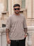 REMERA OVER DANA WAFFLE PIEDRA - comprar online